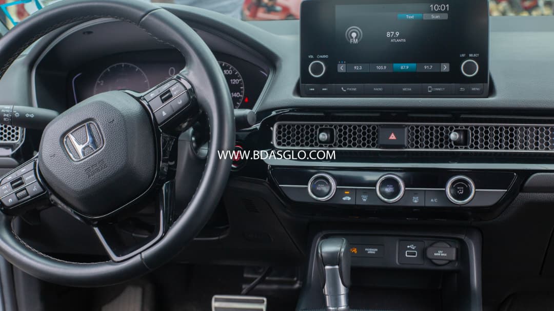 Honda Civic 2022 Sport Engine: 2.0L 4-Cyl, 158hp, 138 lb-ft torque, CVT, FWD, ECON/Normal/Sport modes View 14